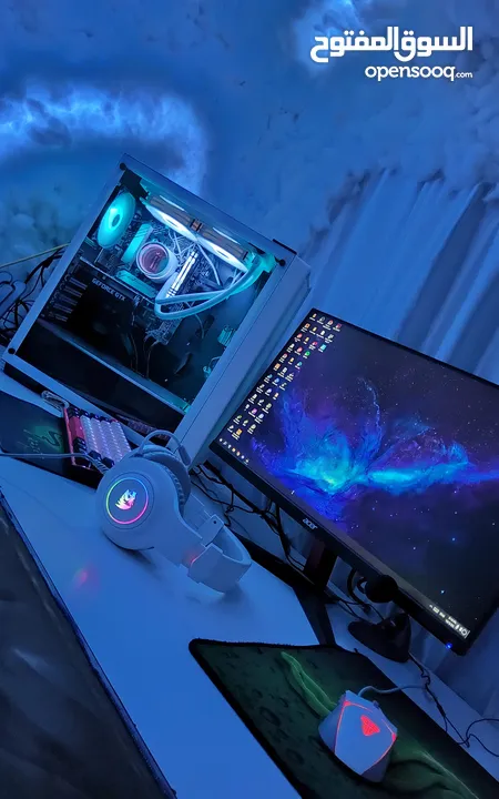gaming pc , white