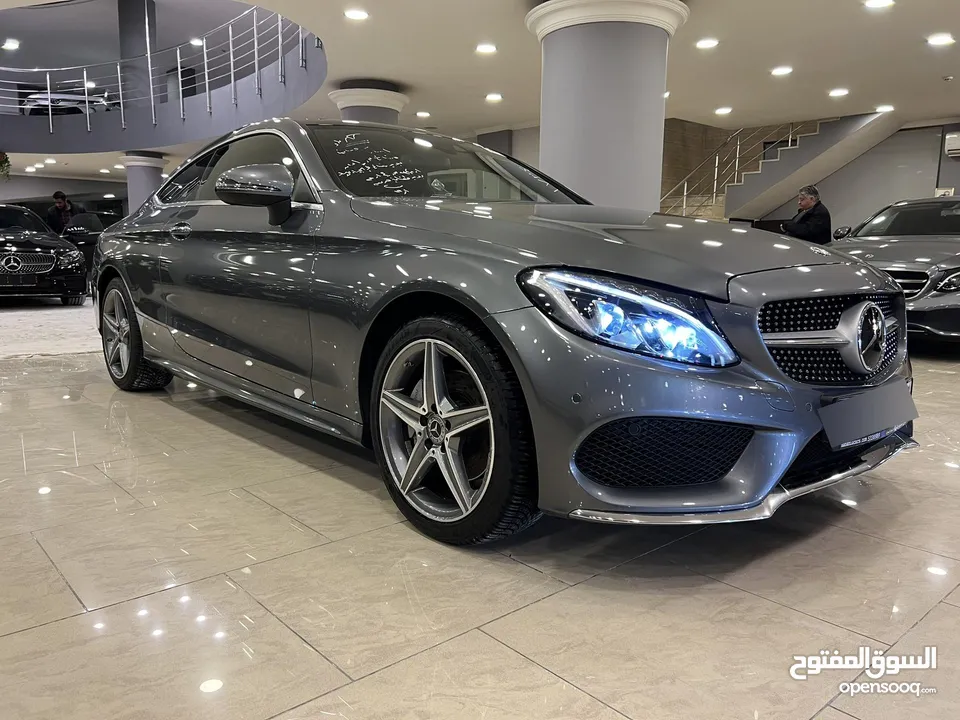 Mercedes c200 coupe 2018 2.0L بنزين designo