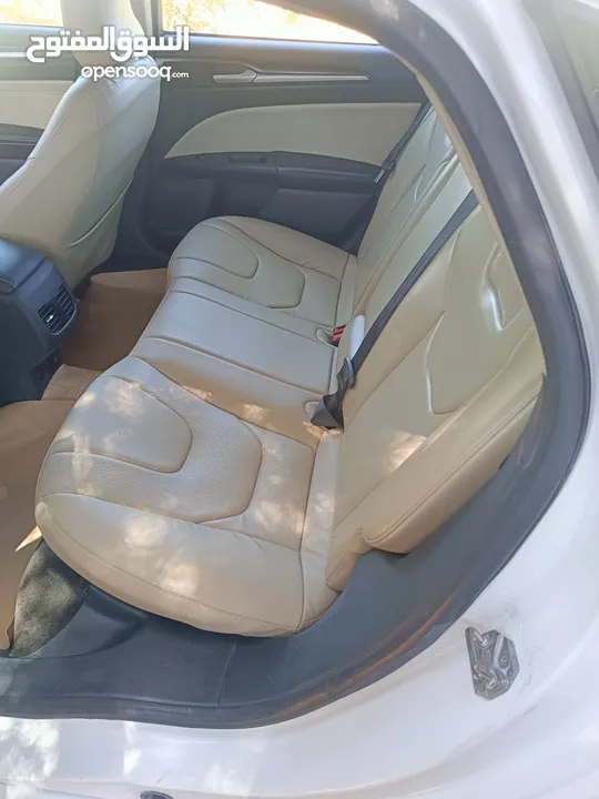 فورد فيوجن تيتانيوم 2018 Ford Fusion Titanium white  اعلى مواصفات نظيفه جدا استخدام شخصي ماشيه 96000