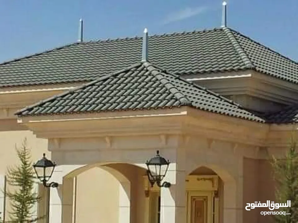 تركيب قرميد موديلات حديثه بمواصفات هندسيه