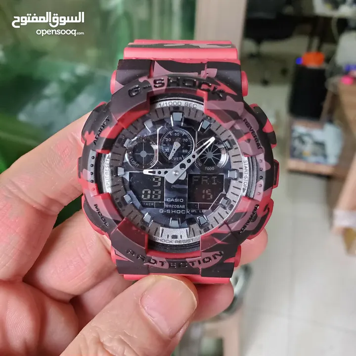 للبيع: ساعة كاسيو G-Shock GA-100 أصلية (مستعملة بحالة ممتازة)