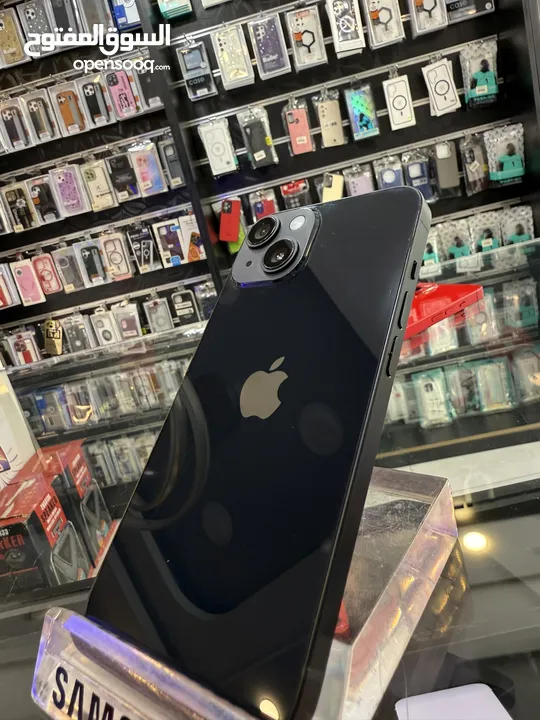 iPhone 14  128GB بطارية 90% الجهاز بحال الوكالة مش مفتوح ولا مغير فيه اي اشي متوفر لون احمر و اسود