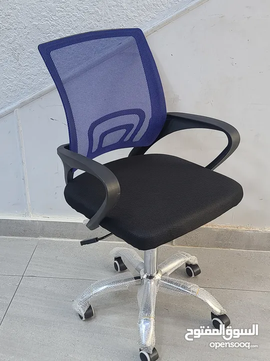 كرسي مساعد مديرشبك بعجلات شامل التوصيل وكفالة سنة  \ Assistant Manager Mesh Chair