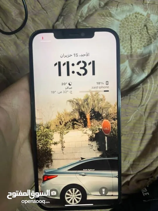 ايفون 12 pro max للبيع الجهاز ولا شخط بحاله ممتازه