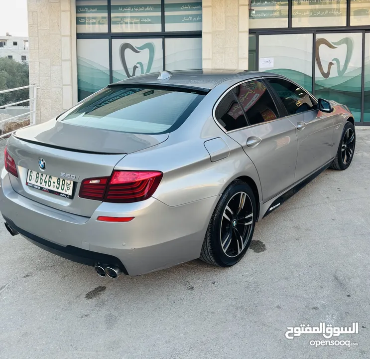 BMW520i f10 سيارة  للبيع  موديل 2014 بسبب التبديل