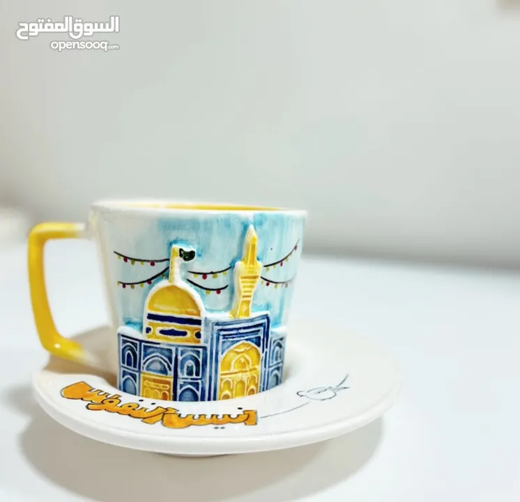 أكواب وفناجين سيراميكية إيرانية – صناعة يدوية بجودة عالية وتصاميم فريدة mug ang cup from iran