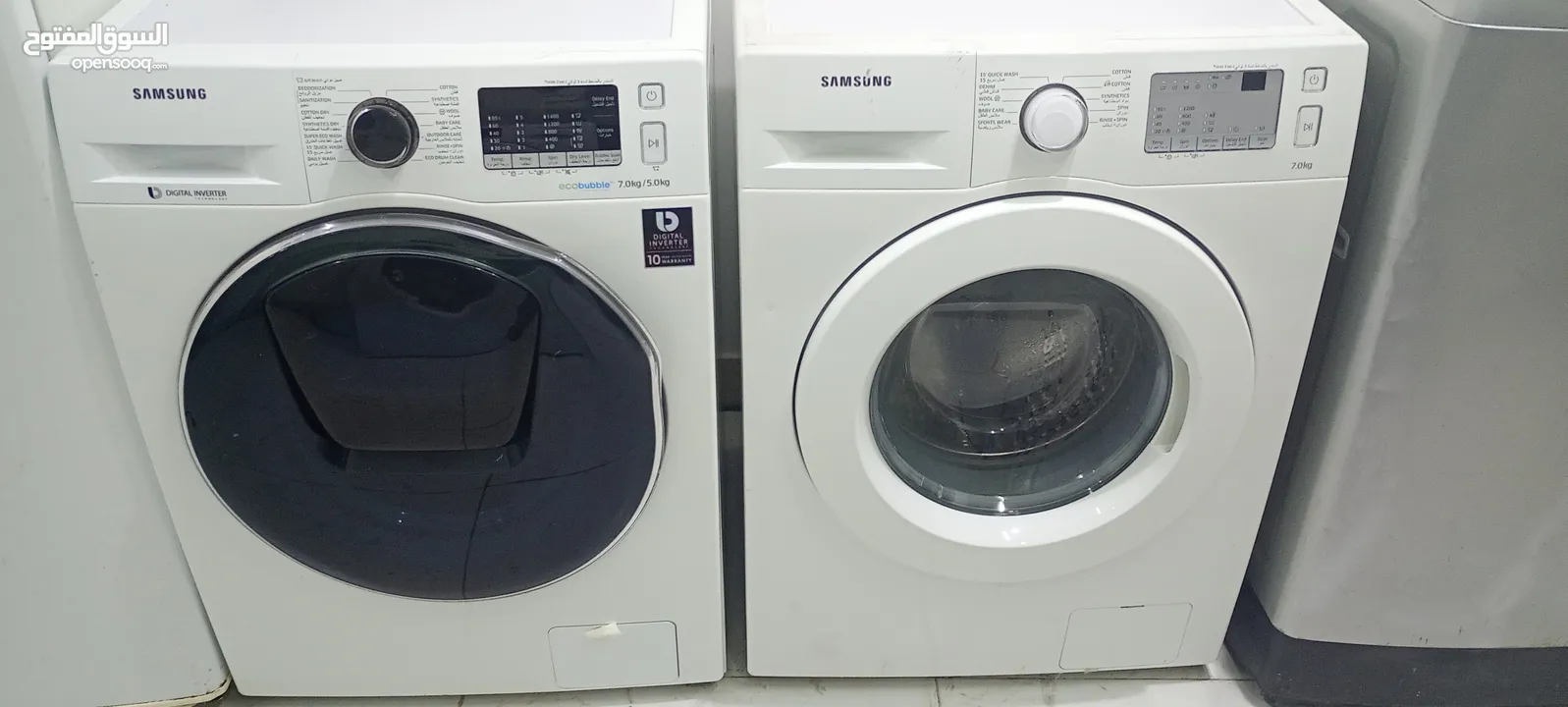 lg and Samsung Galaxy washing machine for sale good working and good condition