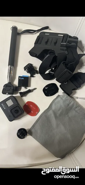 كاميرا gopro hero black 8 للبيع بحالة ممتازة