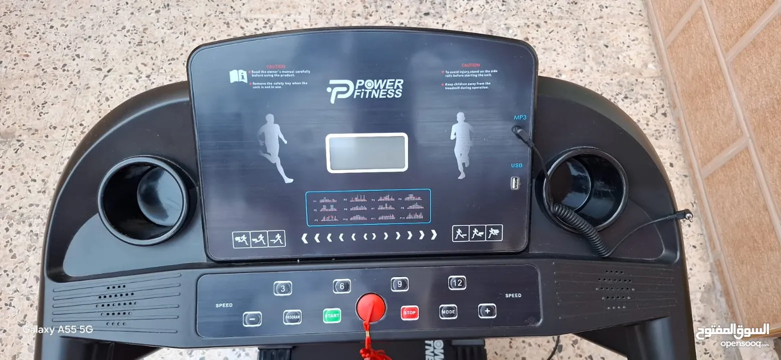 جهاز المشي 4700 power fitness   بقوة 1.5 حصان