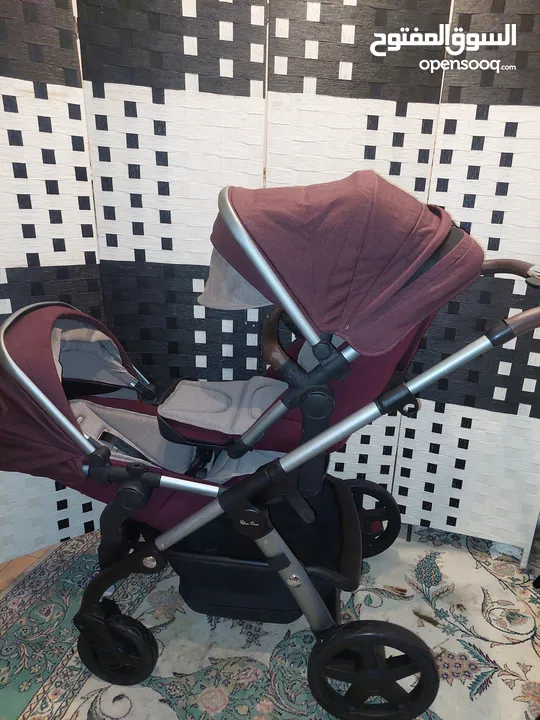 silver cross stroller double mg alloy