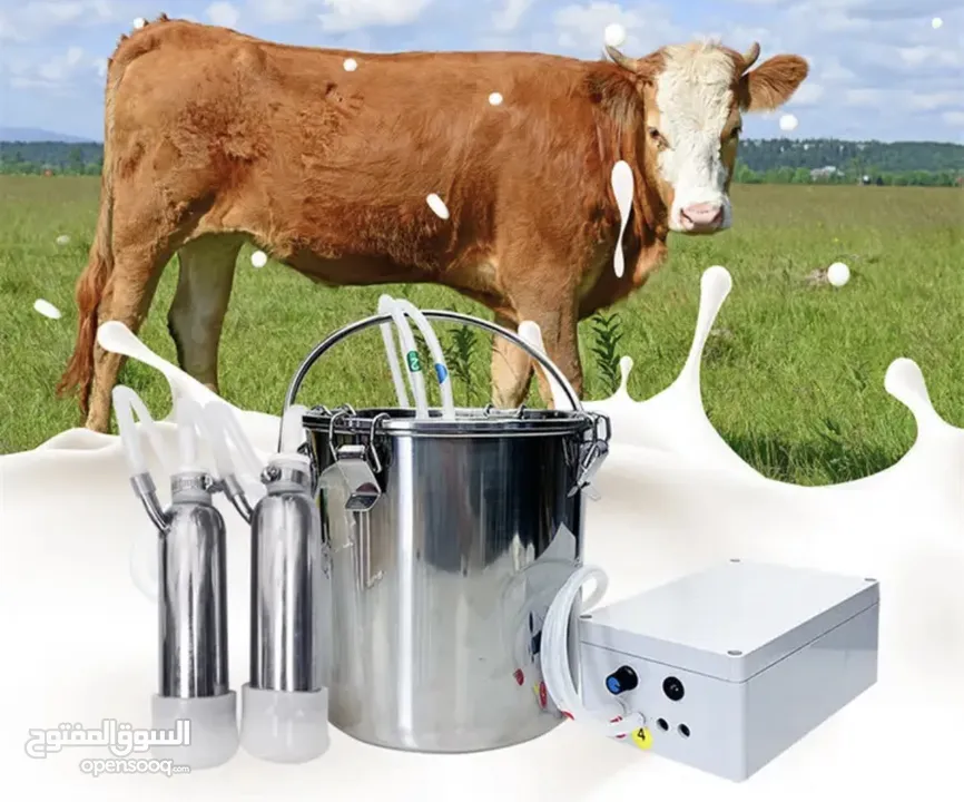 عرض مؤقت / حلابات الأبقار الكهربائية 4 حلمات سعة الخزان 5 لتر مصنوع من الستانستيل ذات جودة عالية