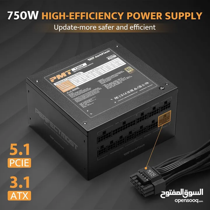 darkflash 750W Gold 80+ Fully Modular Power Supply