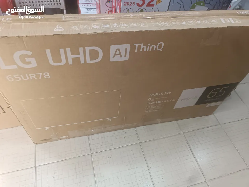 شاشه ال جي 65UHD UR78 اوامر صوتيه بلوتوث تدعم 4k فقط399