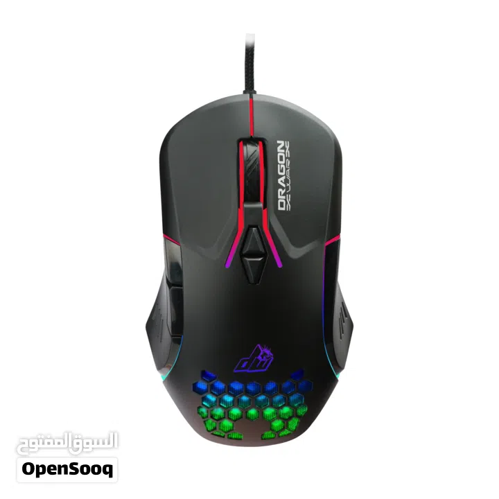 ماوس جيمنج دراجون وار سلكي أر جي بي ملون DRAGON WAR G26 RGB USB WIRED ...