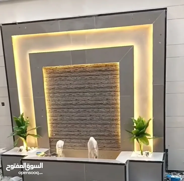 تصميم خارجي شلالات باربكيو