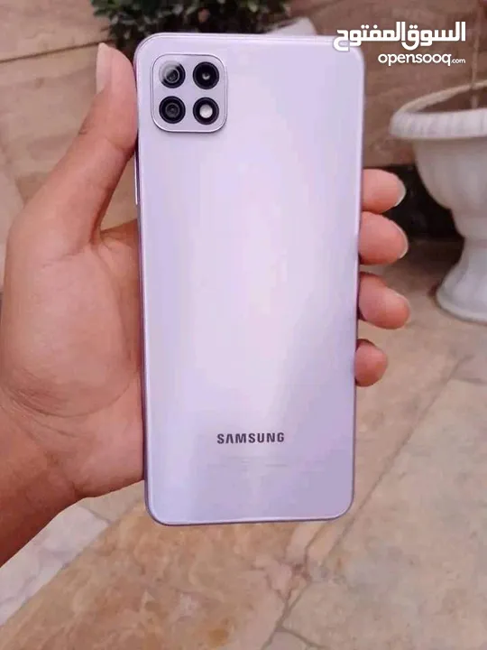 Samsung A22 5G رام 4 واضافه 4 جيجا 128 بدون كرتونه هدية شاحن متوفر توصيل