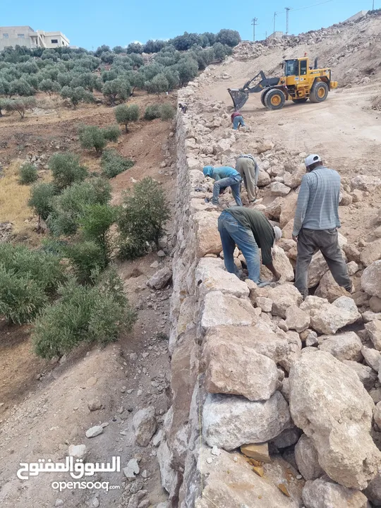 تعهدات ..ابو الامير الشمري ...استصلاح الأراضي الزراعيه بناء سناسل حجريه تشييك مزارع