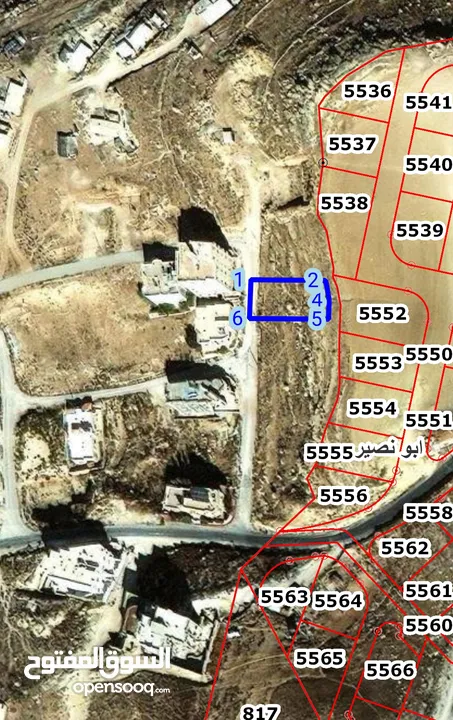 قطعة أرض 625م سكن ج بإطلالة خلابة في منطقة صافوط 115 الف دينار