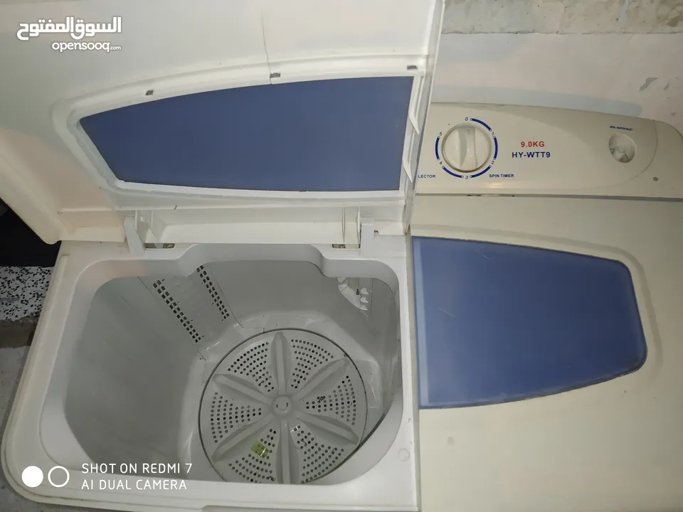 HYUNDAI .. BIG 9 KG  CAPACITY WASHING MACHINE WITH DRYER . Hyundai original washing machine and drye