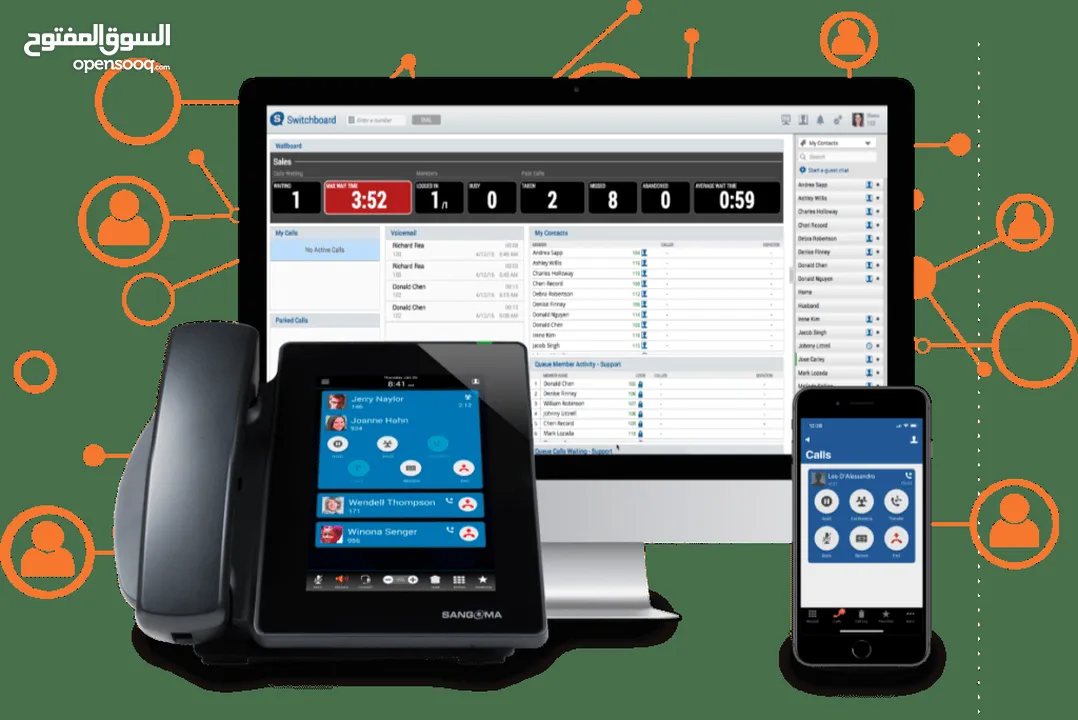 مقسم هاتف فويب VOIP شركات ومكاتب