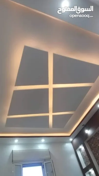 جبسون بورد الاسقف بأنواعه الابيض والأخضر والزهري والحديد بسماكه مختلف ومتنوع من زوايا وترك والاميجا