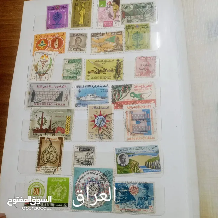 مجموعة طوابع مميزة جدا للبيع دفتر مرتب بعضها عمره اكثر من 100 عام وبسعر مميز جدا تابع الصور المرفقة