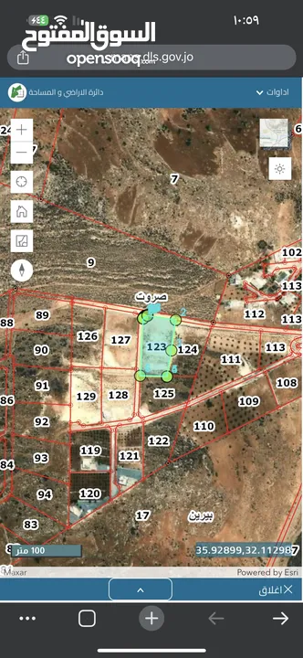 3400م ام رمانة 5كم عن شارع الاردن اراضي صروت