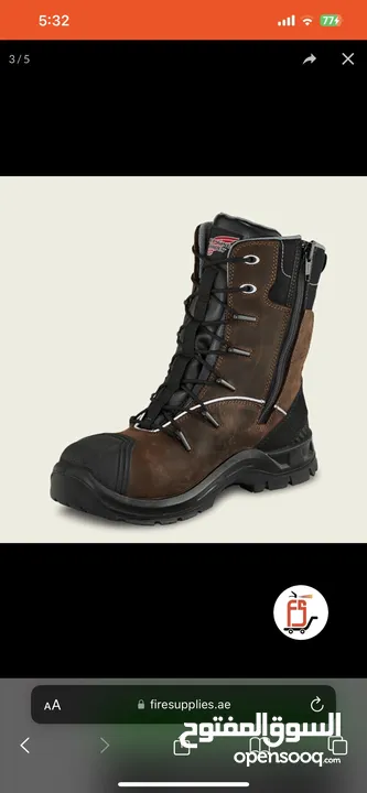 مستعمل اسبوع فقط    (Red wing) حذاء من شركة