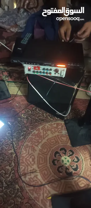مسرح منزلي صوت بصلاه على النبي مع جهاز بيكو مع منظم صوتيات مع أربع سمعات