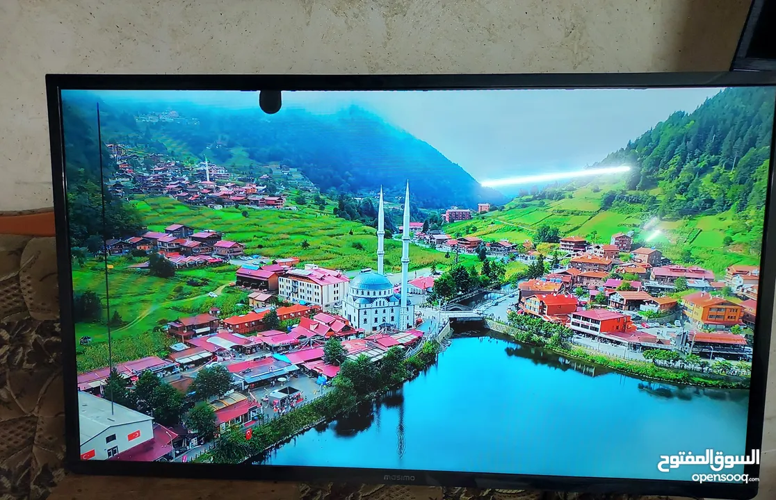 شاشة تلفزيون ليد 55 بوصة فقط 250 شيكل