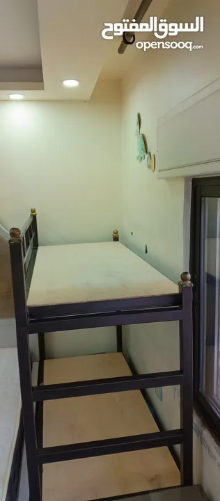 سرير حديد اطفال طابقين  تفصيل  ل أصحاب مساحات الصغيرة