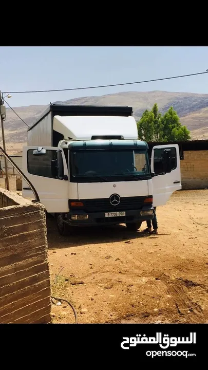 اتيكو مرسيدس 2003  شوادر تركيه  رمبه طول الشصي  5,5