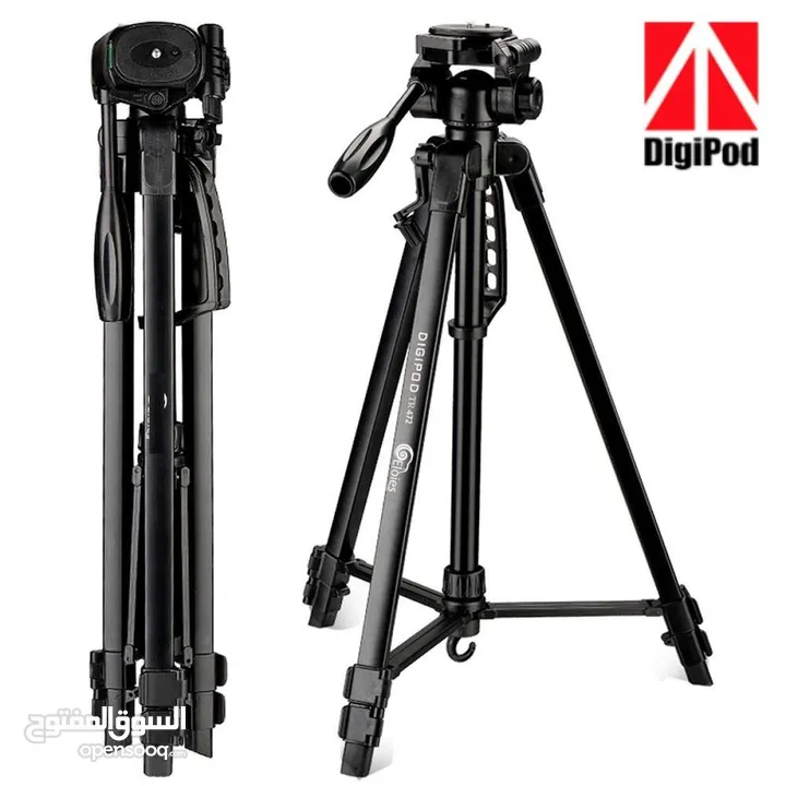 Digipod TR472 Compact Lightweight Aluminum Flexible Camera Tripod قاعدة كاميرا ترايبود