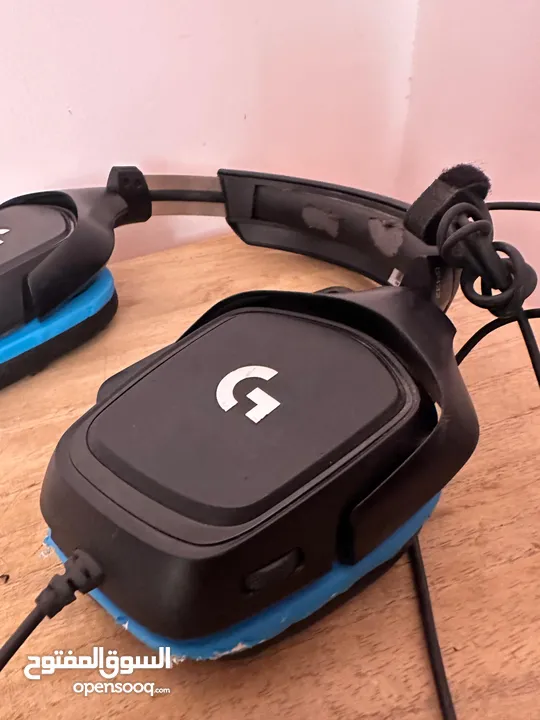 سماعة لوجيتك g432 logitech اصلية بحالة ممتازة جدا صوت نقي ومرتب 7.1 مع جميع المميزات وخامة ممتازة جد