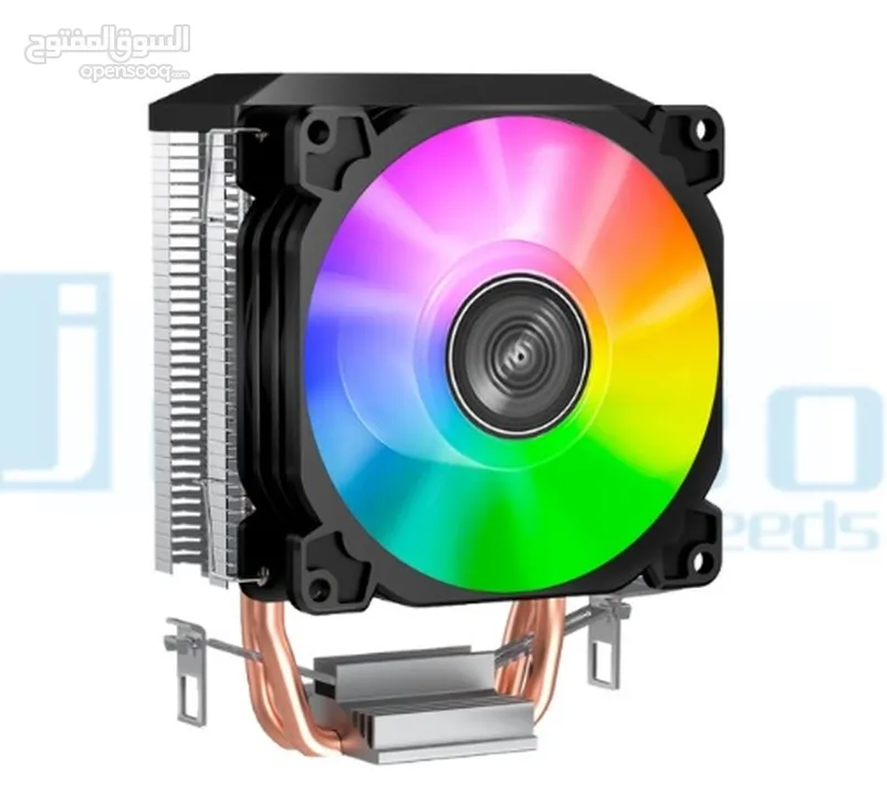 مبرد هوائي احترافي ملون للمعالجات DARKFLASH Z200 RGB CPU COOLER FOR INTEL LGA1700 - AMD