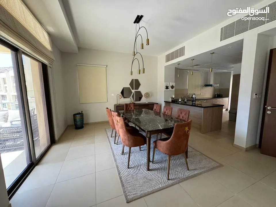 3 + 1 Amazing Fully Furnished Duplex Flat for Rent in Muscat Bay