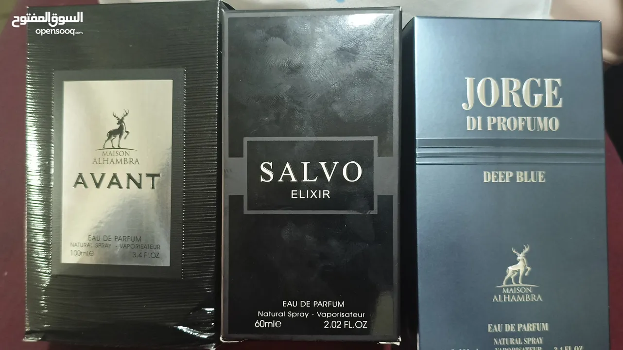 JORGE DE PROFUMO  , Salvo perfume and Avanti perfume   ￼ 3 قطع ب 150 درهم فقط  بعد الخصم   ￼  ￼