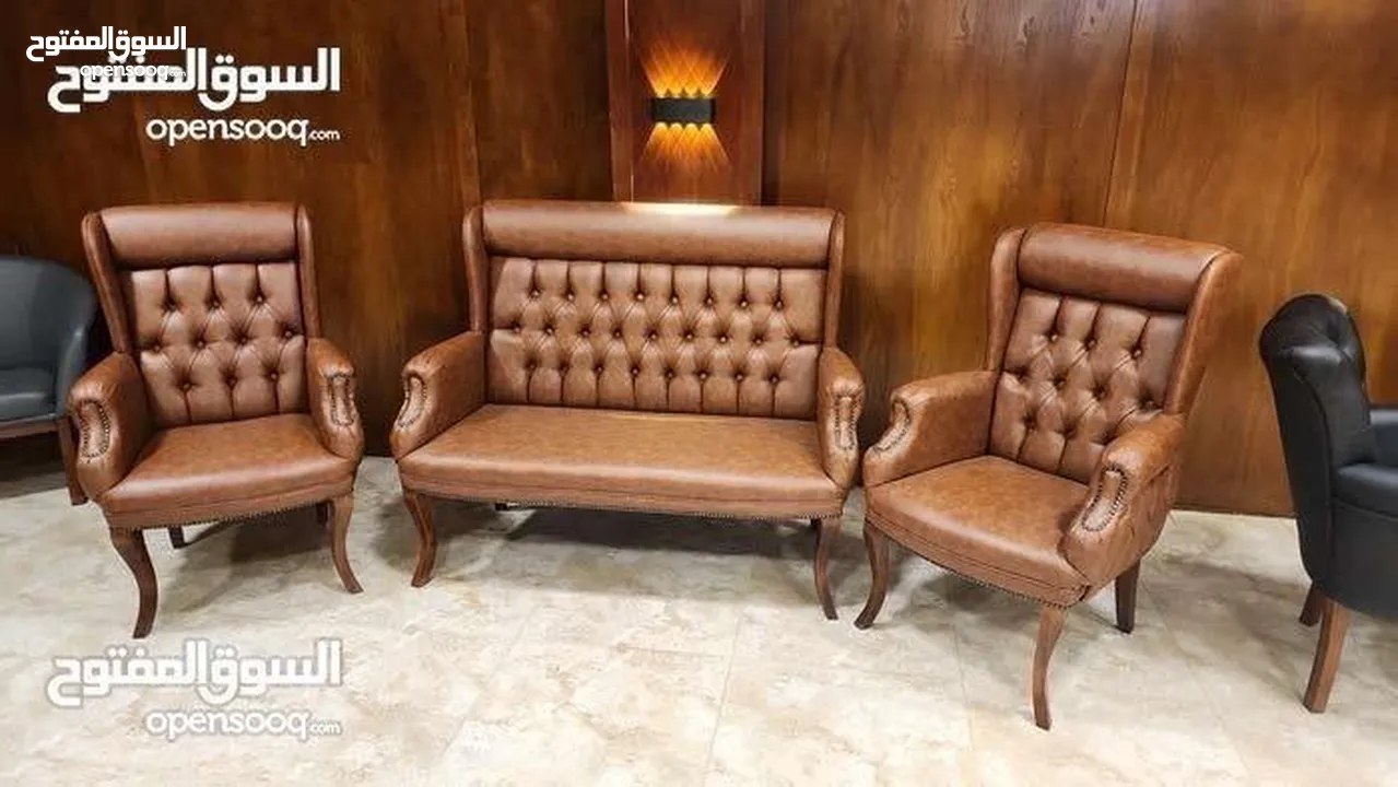 كرسي مديرجلد الماني  فخم بافضل الاسعار ومتوفر لدينا اطقم كنب مميزة بافضل الاسعار من المصنع مباشررة