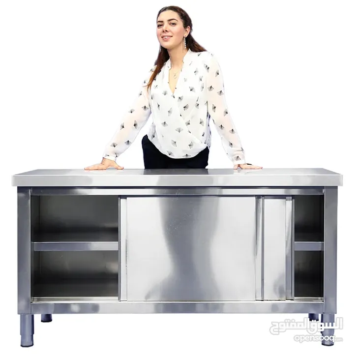 Stainless Steel kitchen Base cabinet , Restaurant base cabinet,  Standard material 304 AISI