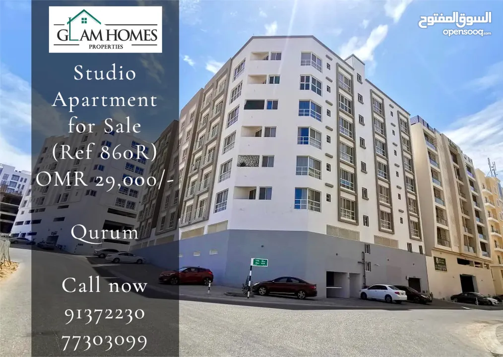 Studio Apartment for Sale in Qurum REF:860R