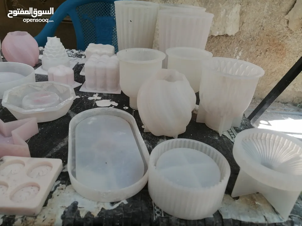 قوالب سيلكون للجبس وغيره عدد 27 قالب