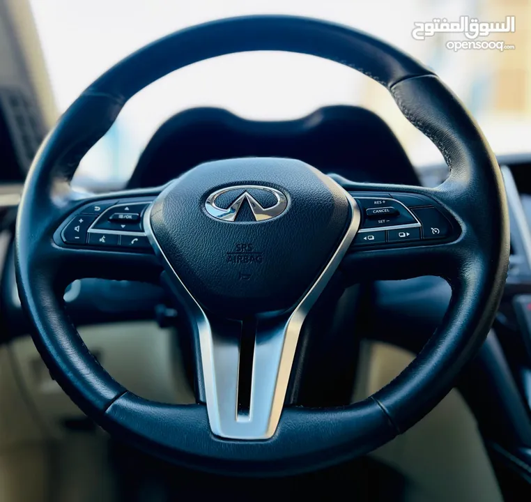 A Clean And Beautiful INFINITI Q50 2019 Black Gcc