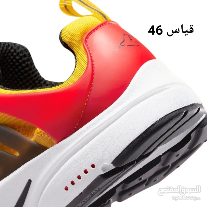حذا رجالي رياضي ماركة Nike  متوفر اللون البيج مقاس 42  واللون الاصفر 46