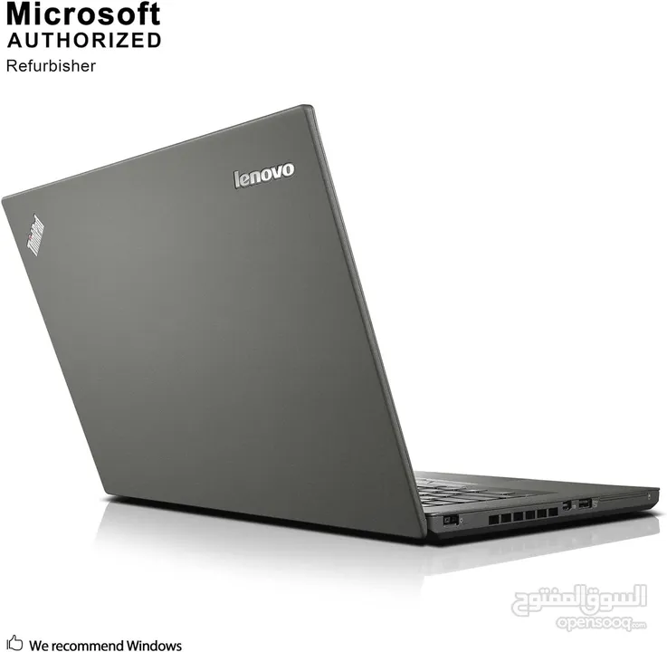 Lenovo ThinkPad T450 Business Laptop, Intel Core i5-5th Gen. CPU, 8GB RAM, 256GB SSD, 14.1 فقط 175 د