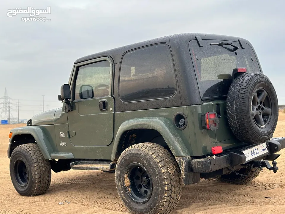 jeep wrangler GCC 2006 clean جيب خليجي نظيف  جدا ممشى قليل . سعر قابل للتفاوض