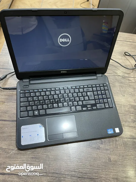 لابتوب بحالة ممتازه DELL بكرتين شاشة بسعر 149