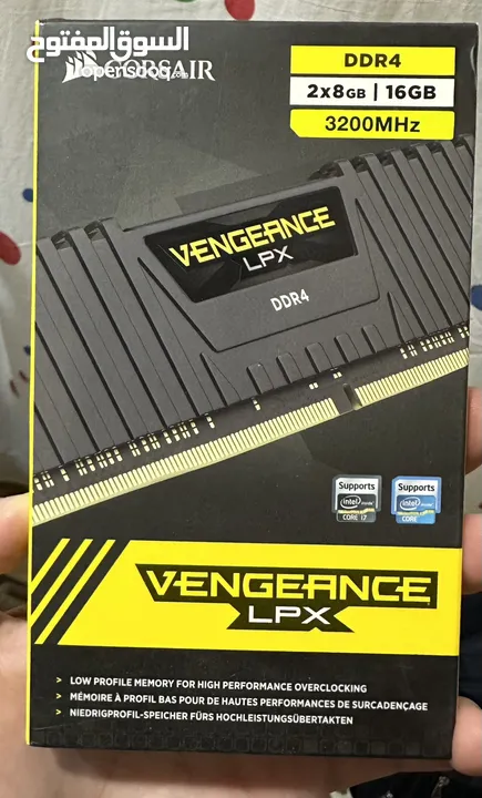 Corsair Vengeance LPX 16GB (2x8) 3200MHz  كيت رام كورسير 16 جيجا