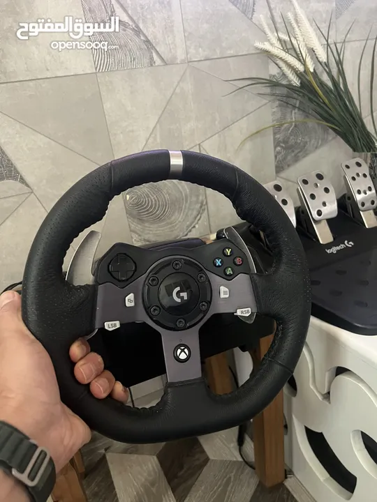 اكسبوكس وان اس مع دومان لوجتيك Xbox one S with Logitech race wheels و هلبة العاب