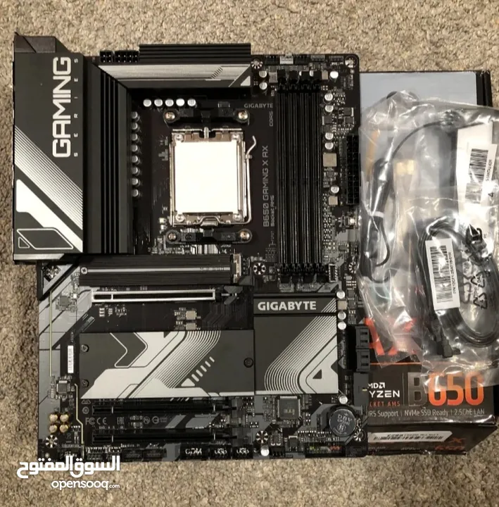 بورد رايزن am5 b650 و رامات ddr5 بسرعات مختلفة