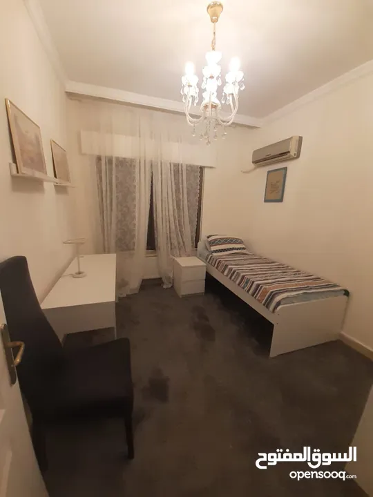 شقة مفروشة فرش مودرن غرفتين نوم في - عبدون - بموقع مميز و فرش فاخر (6919)
